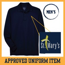 Core 365 Polo Long Sleeve - Men's (Navy)